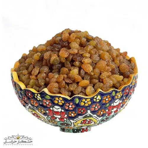 کشمش پلویی طلایی و قهوهای درجه یک – خشکبار استور کشمش پلویی طلایی و قهوهای تازه و تمیز – محصول خشکبار استور