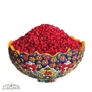 زرشک پفکی درجه یک با طعم ملس و رنگ طبیعی تازه و خوش‌رنگ