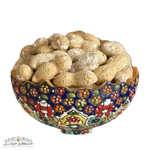 بادام زمینی غلاف‌دار تازه با پوست سالم و طبیعی – مناسب مصرف روزانه