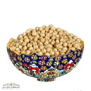 نخودچی دوآتیشه ترد و تازه با رنگ طلایی و بافت برشته – مناسب میان‌وعده و پذیرایی