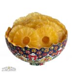 آناناس کمپوتی تازه برش‌شده در شیشه – کاملاً طبیعی، شیرین و بدون نگهدارنده