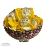 گز مغزدار زعفرانی