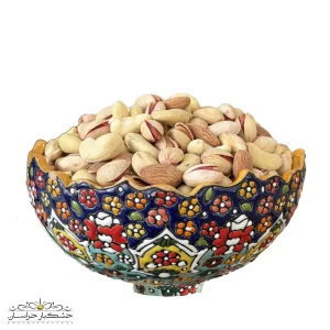 آجیل سه مغز شور با تفت سنتی، مغزهای ترد و نمک متعادل – مناسب پذیرایی