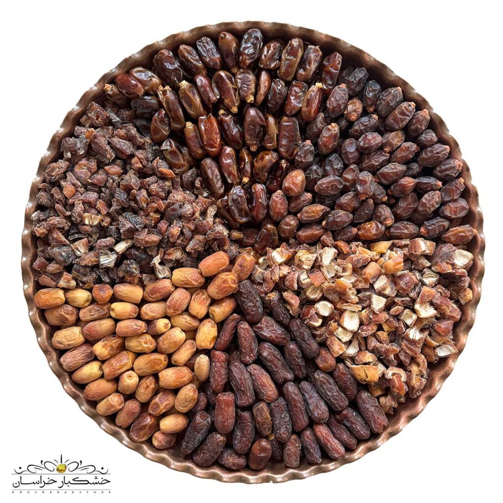 پک خرما استعمران و زاهدی و پیارم و خاصویی و چیپس خرماها