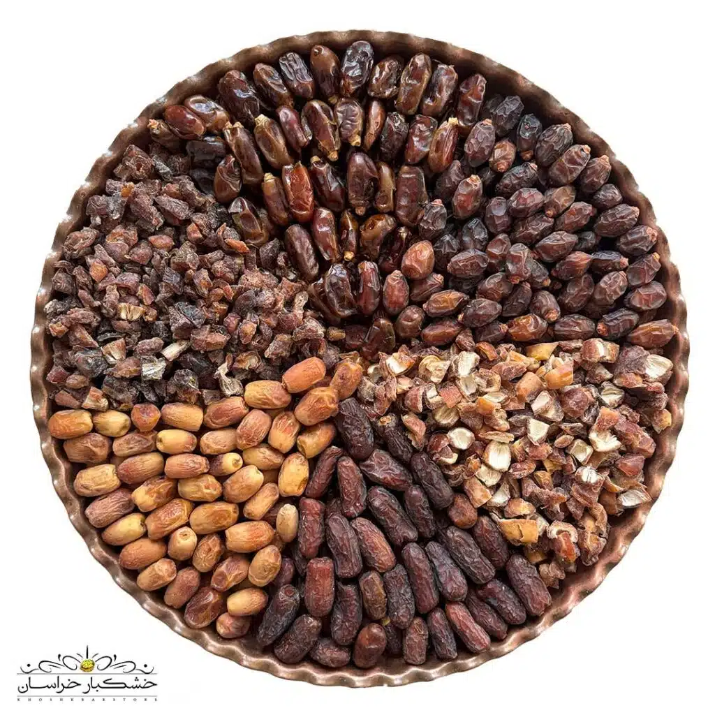 پک خرما استعمران و زاهدی و پیارم و خاصویی و چیپس خرماها