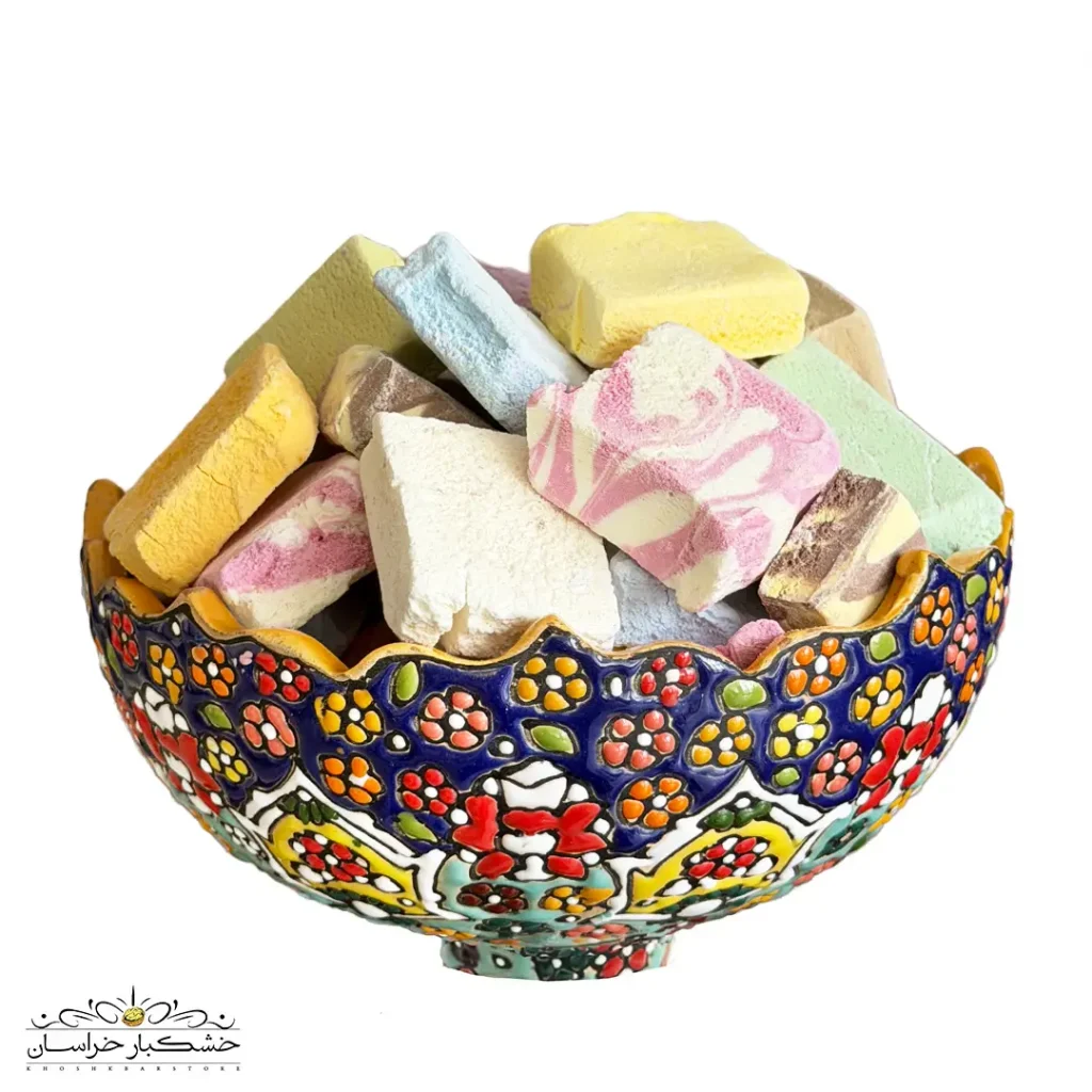 بستنی خشک میکس با طعم‌های متنوع، بافت خشک و رنگ‌های جذاب – مناسب دسر و میان‌وعده