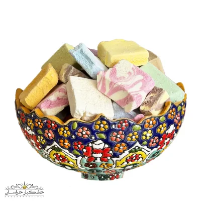بستنی خشک میکس با طعم‌های متنوع، بافت خشک و رنگ‌های جذاب – مناسب دسر و میان‌وعده