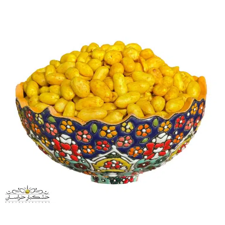 مغز بادام زمینی پوست کنده شور درجه یک -ئرشت و تازه