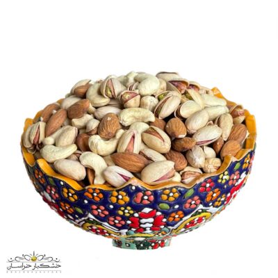 آجیل سه مغز لوکس و تازه و خام امسالی