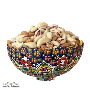 آجیل سه مغز خام با مغزهای تازه، سالم و طبیعی بدون تفت – مناسب رژیم سالم