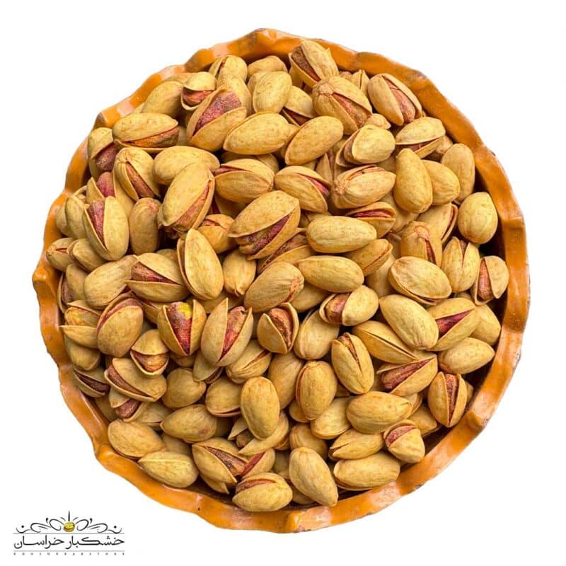 پسته بادامی شور لعابی امسالی و تازه و خندان درشت