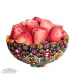 خرید اسلایس توت‌فرنگی خشک پفکی فریز درایر تازه و سالم