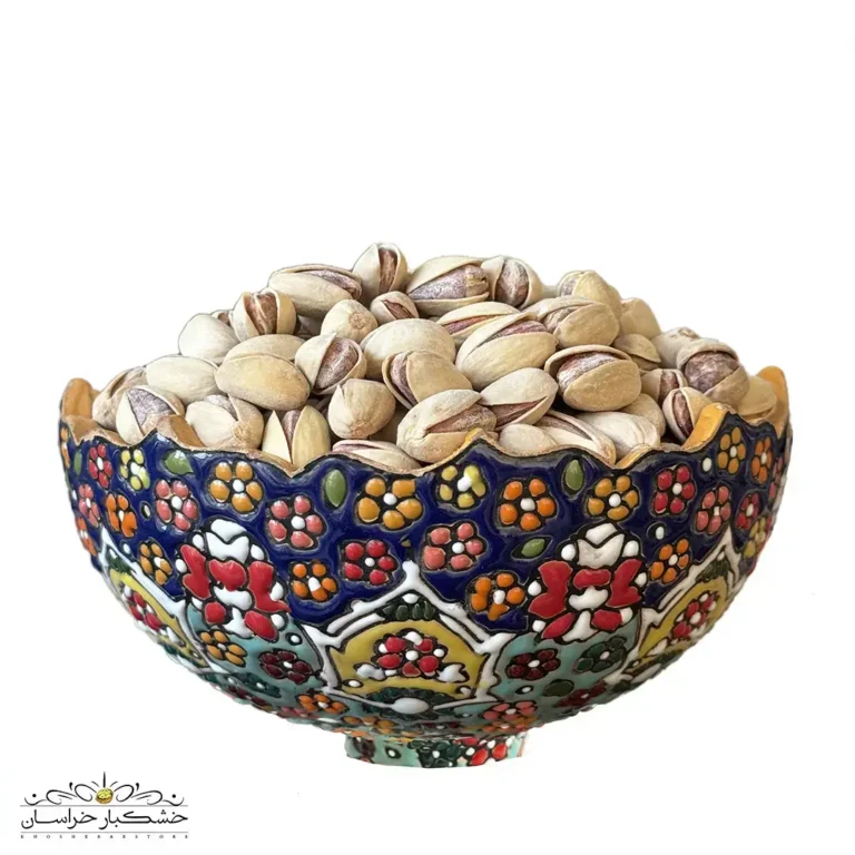 پسته احمد آقایی شور تنوری سنتی خشکبار استور – پسته ایرانی خوش‌طعم با مغز درشت و برشته‌کاری اصیل