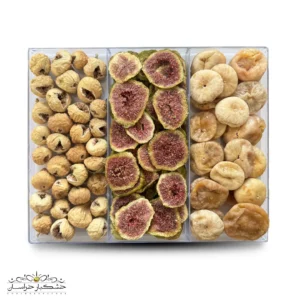 عکس کلکسیون انجیر خشکبار استور شامل انجیر سبز، انجیر کرمانشاهی و انجیر ۱۰۱ تازه و درجه یک