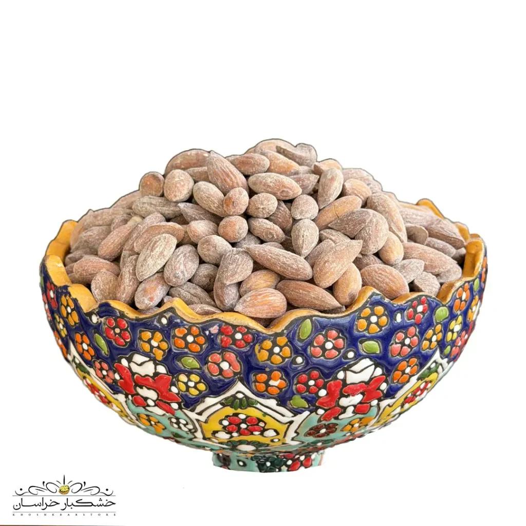 مغز بادام درختی ایرانی شور تنوری سنتی – تازه، ترد و خوش‌طعم | خشکبار استور