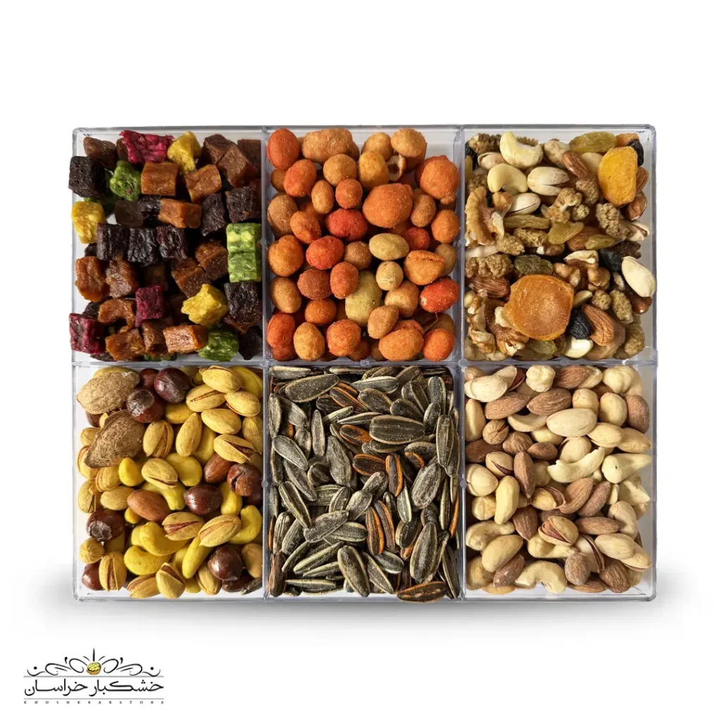 کلکسیون هدیه اقتصادی خشکبار استور – پک شیک، باکیفیت و مقرون‌به‌صرفه