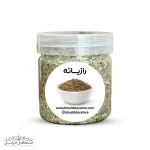 تصویر باکیفیت دانه رازیانه تازه، سبز و معطر، بسته‌بندی شده توسط خشکبار استور